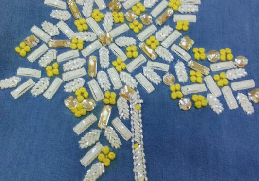 Floral Threadwork Embroidered Shirt