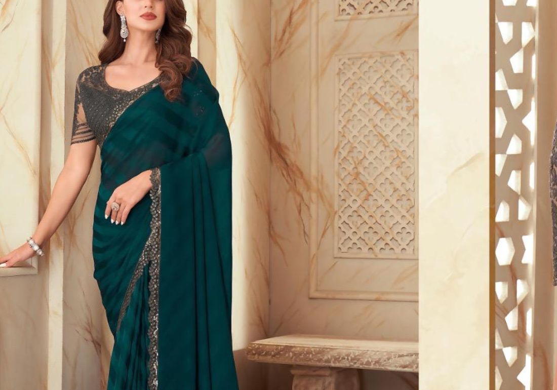 Roohani Resham Silk Saree