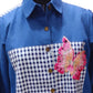 Abstract Patchwork Oversized Shirt – Artistic & Trendy