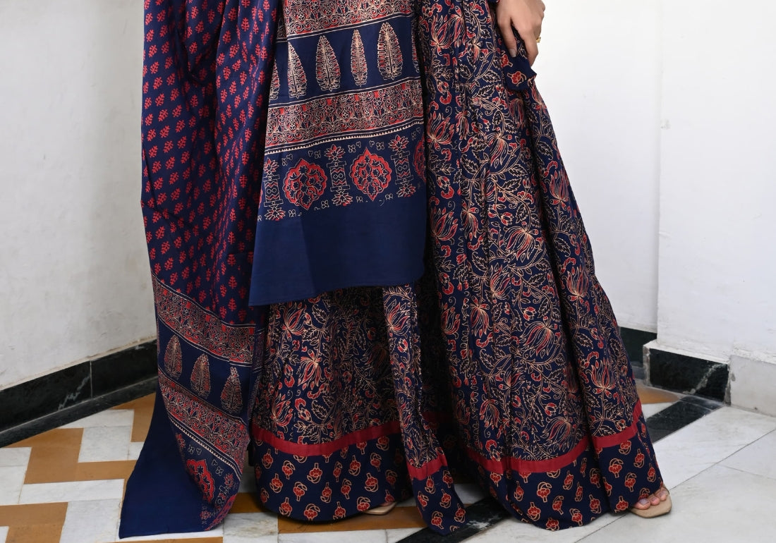 Summer Breeze Printed Cotton Lehenga Choli