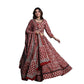Earthy Charm Handblock Printed Cotton Lehenga Choli