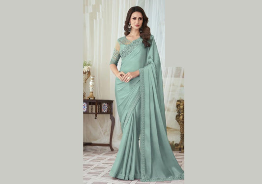 Sunehri Katha Silk Saree