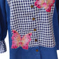 Abstract Patchwork Oversized Shirt – Artistic & Trendy